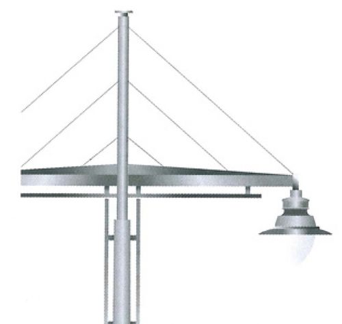 Lampadaire urbain - MASTIL  - Simon Lighting - contemporain / en acier / à LED