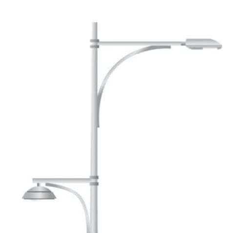 Lampadaire urbain - ESBELTA - Simon Lighting - contemporain / en acier / à LED