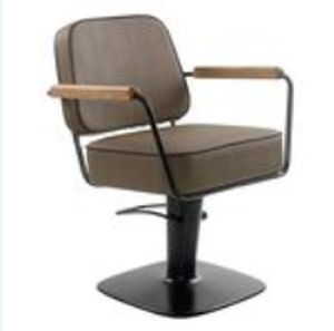 Fauteuil de coiffure contemporain - LIBERTY - Beauty Star - en simili cuir / en métal / avec pompe hydraulique