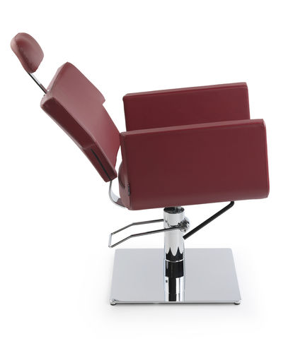 Fauteuil de coiffure contemporain - MOON REC - Beauty Star - en simili cuir / en métal / avec repose-pieds