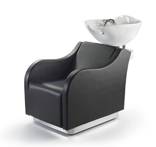 Bac à shampoing avec repose-pieds - ARTEMISIA ACCESS EVO - Beauty Star - en simili cuir / en céramique / 1 place