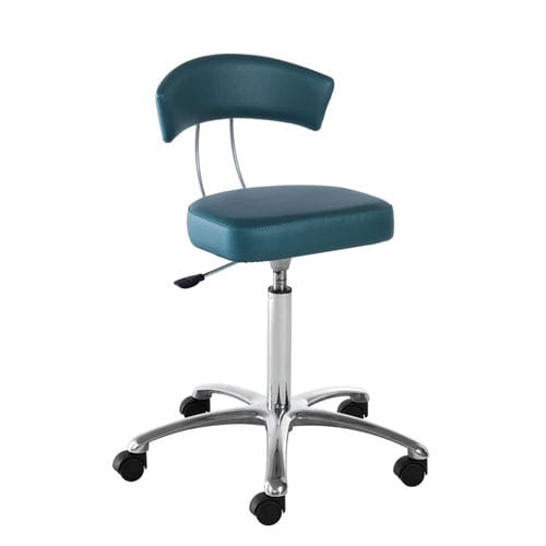 Tabouret de coiffure contemporain - LORD - AGV group - en cuir / avec piètement en métal / à 5 branches