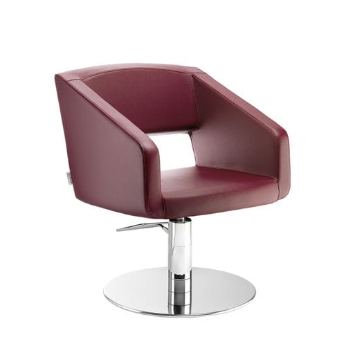 Fauteuil de coiffure en cuir - PERLA - AGV group - en métal / tapissé / pour salon d'esthétique