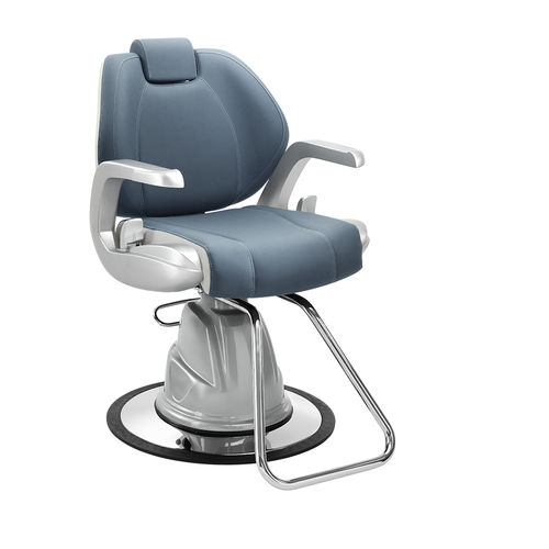 Fauteuil de barbier en simili cuir - MORGAN UNISEX - AGV group - avec repose-tête / avec repose-pieds / piètement central
