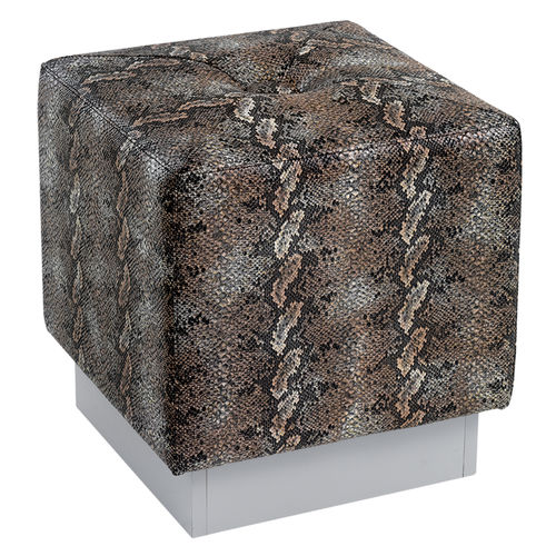 Pouf contemporain - QUADRETTO - AGV group - en cuir / en tissu / rectangulaire