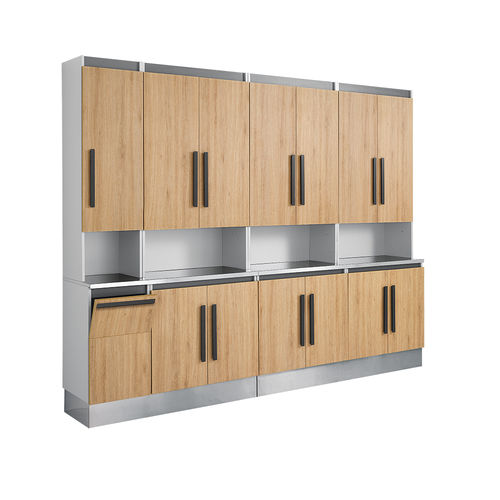 Meuble de rangement sur pied - SERVIMOB - AGV group - contemporain / en inox / beige