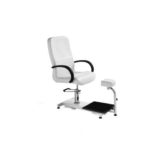 Fauteuil contemporain - PODO EXPRESS - AGV group - en cuir / en métal / avec repose-pieds