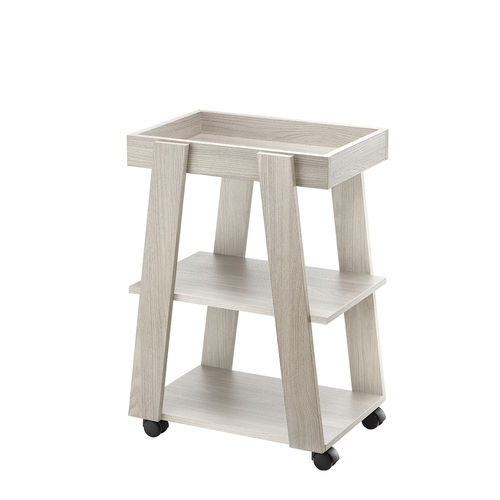 Chariot de service - NICOS - AGV group - pour salon d'esthétique / personnalisable / en placage de bois
