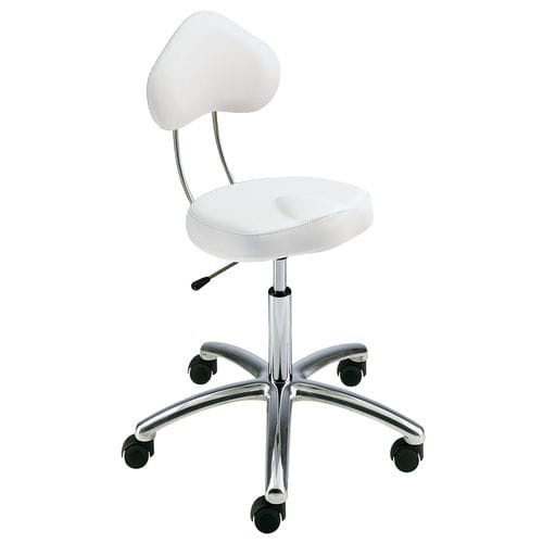 Tabouret contemporain - DERBY - AGV group - en cuir / avec piètement en métal / piètement étoile