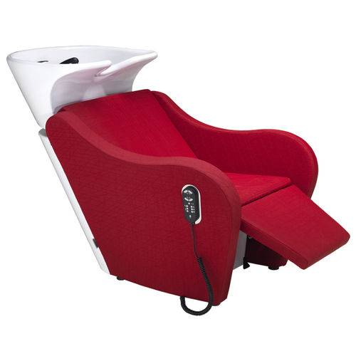 Bac à shampoing avec repose-pieds - SHUTTLE RELAX - AGV group - en cuir / 1 place