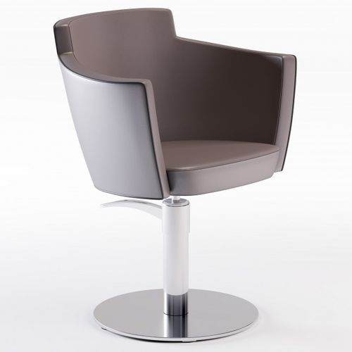 Fauteuil de coiffure contemporain - MADEMOISELLE GANSE B - Cindarella - en tissu / en métal / avec pompe hydraulique