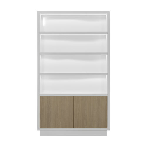 Vitrine contemporaine - BOX 476 - FIAPP - stratifiée / éclairée / sur mesure