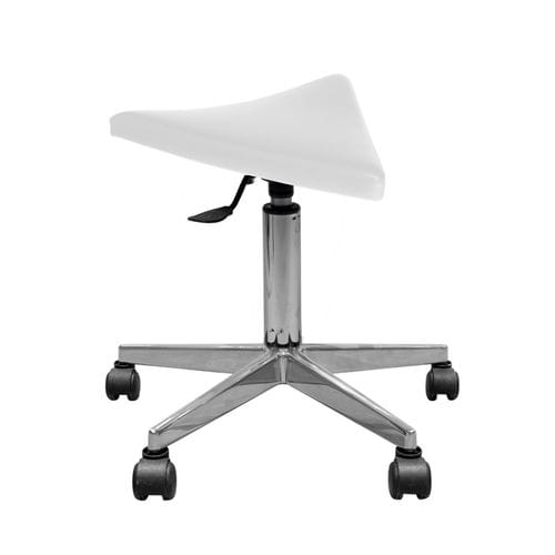 Tabouret de travail contemporain - SHAPED P05 - FIAPP - en tissu / avec piètement en acier inoxydable / piètement étoile