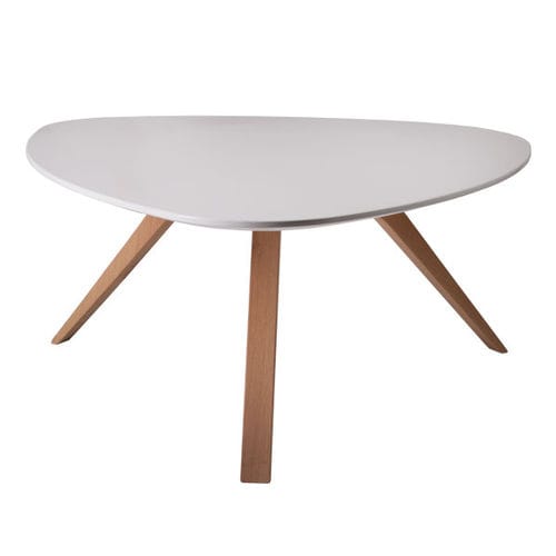 Table basse contemporaine - SECRETS T16 - FIAPP - en bois laqué / en MDF laqué / avec piètement en bois