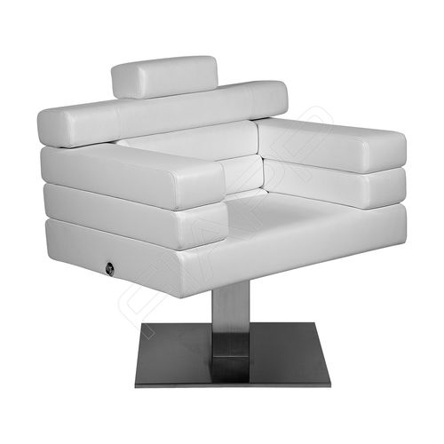 Fauteuil de coiffure en simili cuir - DIABLO 666 - FIAPP - en cuir / en tissu / en acier inoxydable