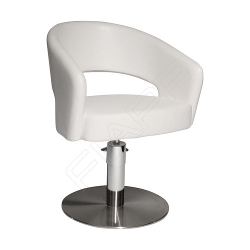 Fauteuil de coiffure en bois - NANCY 671 - FIAPP - blanc / professionnel / piètement central