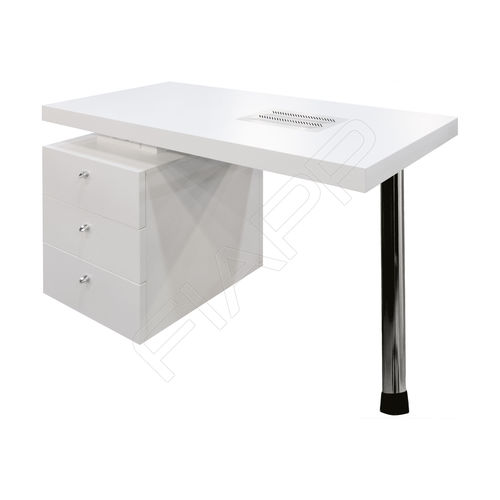 Table de manucure avec rangement intégré - NAILS E130 - FIAPP - avec aspirateur / avec éclairage intégré