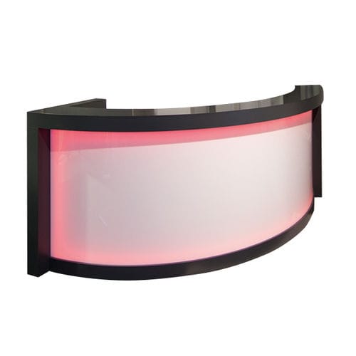 Banque d'accueil en arc de cercle - CURVED 849 - FIAPP - stratifiée / en Plexiglas® / pour salon de coiffure