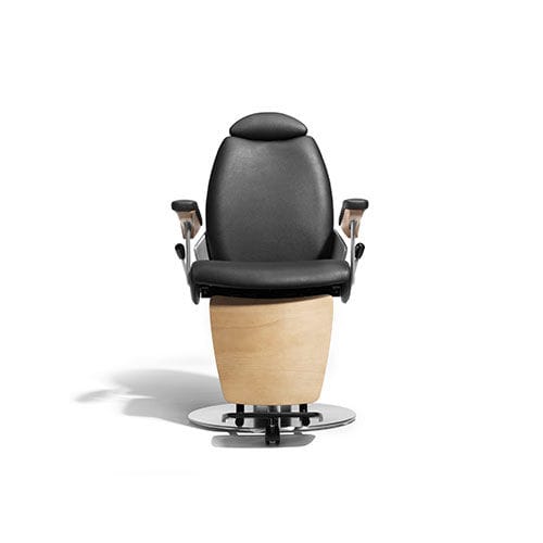 Fauteuil de barbier en tissu - PALCO - Kiela Metaalwarenfabriek B.V. - en bois / avec repose-pieds / avec repose-tête
