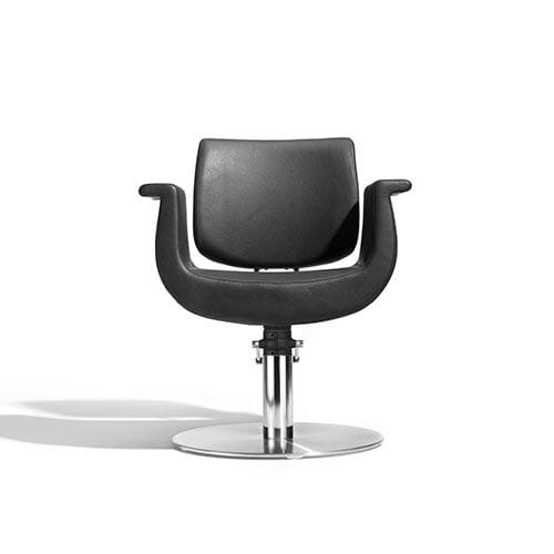 Fauteuil de coiffure contemporain - DIVA - Kiela Metaalwarenfabriek B.V. - en tissu / en métal / avec pompe hydraulique