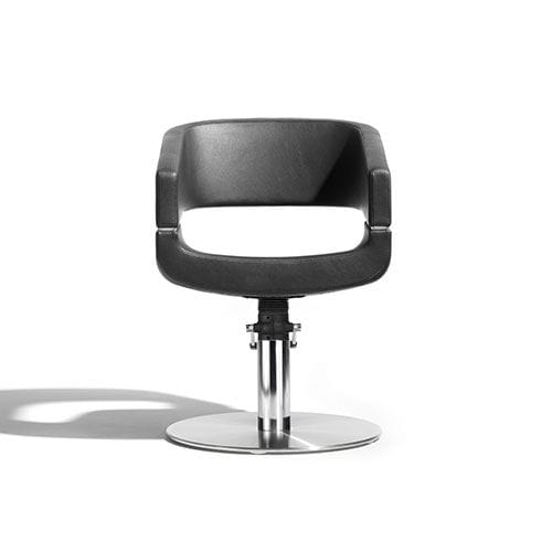 Fauteuil de coiffure contemporain - VIBE - Kiela Metaalwarenfabriek B.V. - en simili cuir / en aluminium / en métal chromé