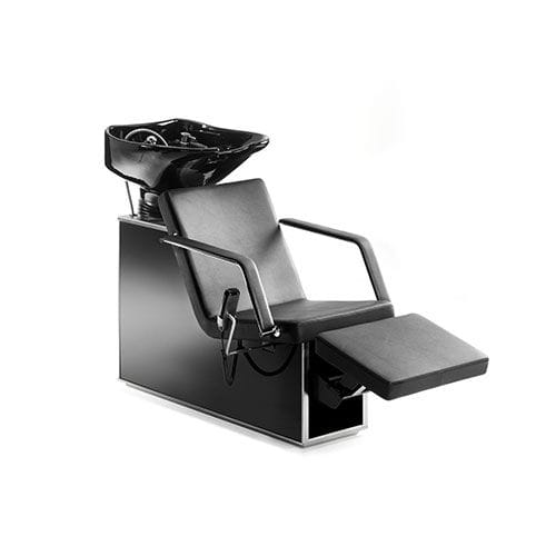 Bac à shampoing avec repose-pieds - WELLNESS SISTER DELUXE WITH ELECTRICALLY ADJUSTABLE LEG  - Kiela Metaalwarenfabriek B.V. - en céramique / 1 place