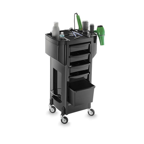 Chariot de service - LAGOON PERM BRUSH SUPER - Artecno Srl - de soins / pour salon de coiffure / en plastique