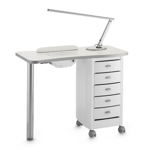 Table de manucure avec aspirateur - Zippy Vented - Artecno Srl - avec éclairage intégré / avec rangement intégré
