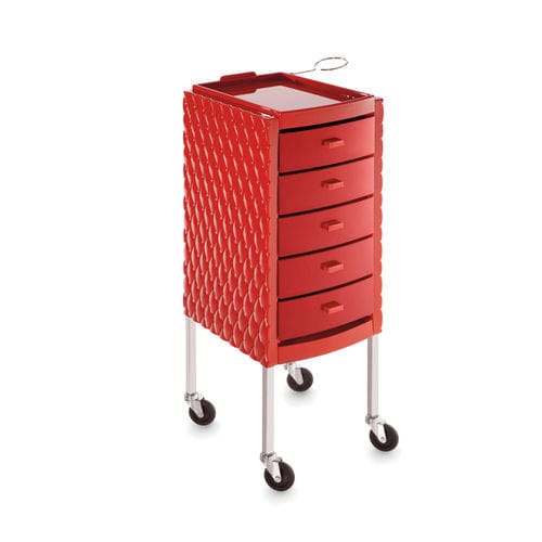 Chariot de soins - DECORÌ - Artecno Srl - pour salon de coiffure / pour salon d'esthétique / en métal peint