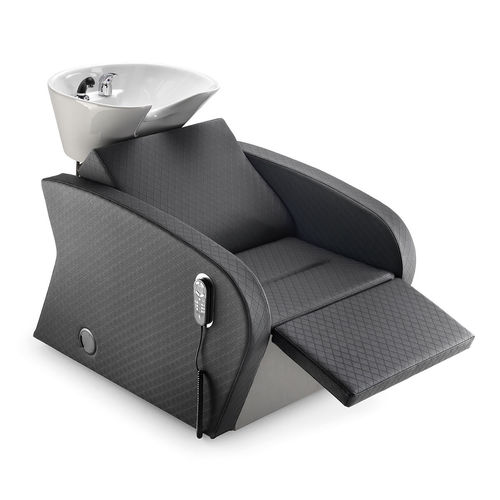 Bac à shampoing avec repose-pieds - TIAGO - Artecno Srl - en simili cuir / 1 place