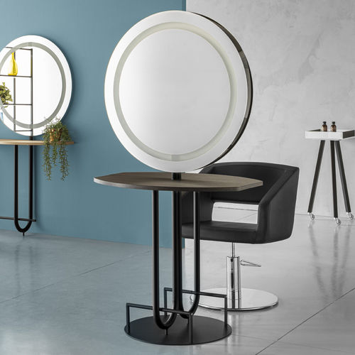 Coiffeuse contemporaine - JUNO D  - Artecno Srl - en bois / en métal / pour salon de coiffure