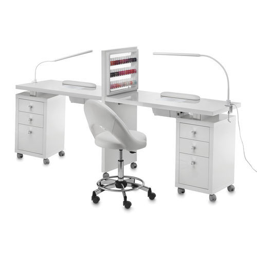 Table de manucure avec rangement intégré - 309 LX DISPLAY  - Artecno Srl - avec aspirateur / avec éclairage intégré