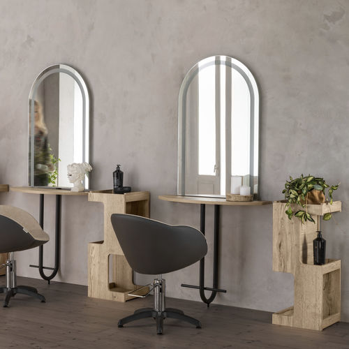 Coiffeuse contemporaine - COCO W - Artecno Srl - en bois / en métal / murale
