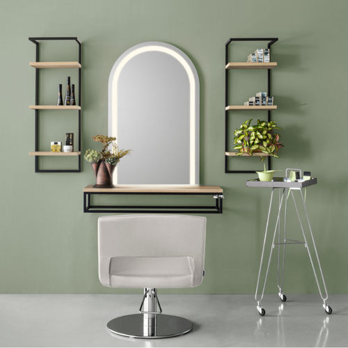 Coiffeuse contemporaine - LOLA S - Artecno Srl - en bois / en métal peint / murale