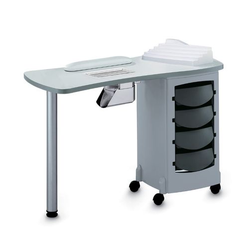Table de manucure avec aspirateur - 164LX - Artecno Srl - avec rangement intégré