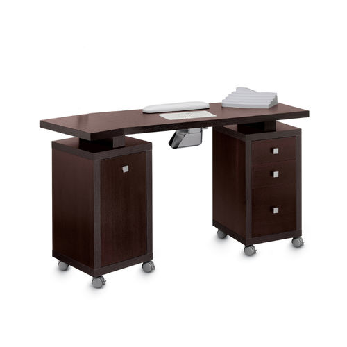 Table de manucure avec rangement intégré - SQUARE DOUBLE  - Artecno Srl