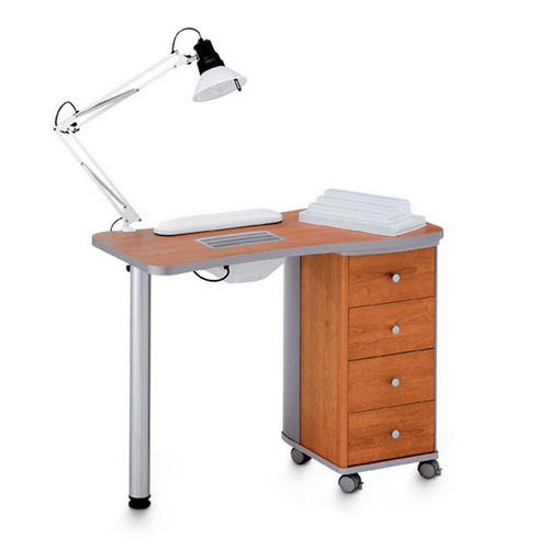 Table de manucure avec aspirateur - 204 LX  - Artecno Srl - avec éclairage intégré / avec rangement intégré