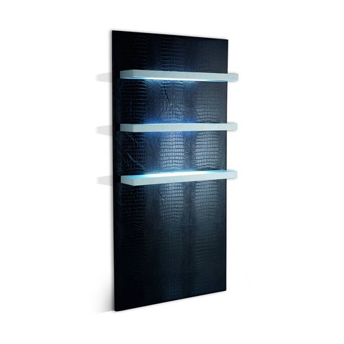 Présentoir pour produits de beauté - BIZET - BONVINI - mural / en bois / unilatéral