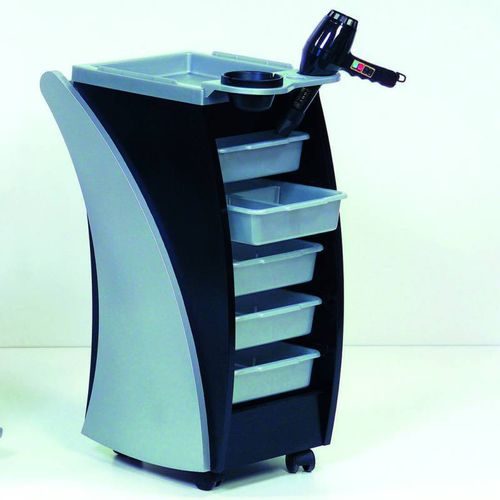Chariot de soins - B/423 - BONVINI - pour salon de coiffure / pour salon d'esthétique / en métal