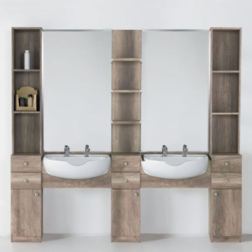 Coiffeuse contemporaine - PHILIPPE - BONVINI - MDF / stratifiée / murale