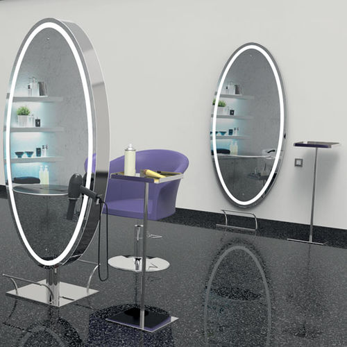 Coiffeuse contemporaine - GILDA - BONVINI - en métal / murale / pour salon de coiffure