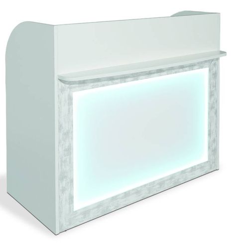 Banque d'accueil en bois - FASHION LUX - BONVINI - lumineuse / pour salon de coiffure