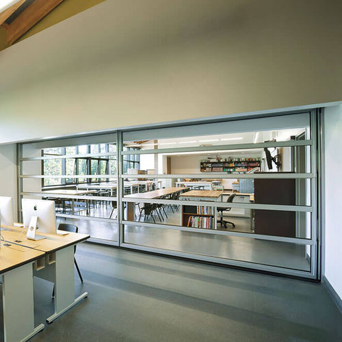 Cloison pliante - SKYFOLD MIRAGE  - DORMA Hüppe Raumtrennsysteme - en verre / professionnelle / de bureau