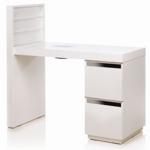 Table de manucure avec aspirateur - NELBY TAB - Nelson Mobilier - avec éclairage intégré