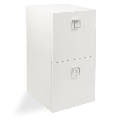 Meuble de rangement mural - MIDUPLEX - Nelson Mobilier - contemporain / pour salon de coiffure / blanc