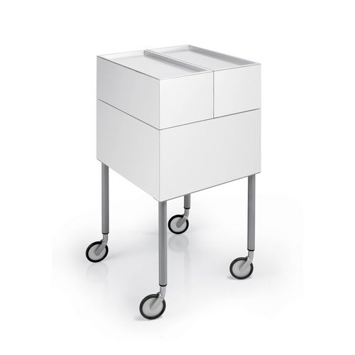 Chariot de soins - NELBY T - Nelson Mobilier - pour salon de coiffure / pour salon d'esthétique / en méthacrylate