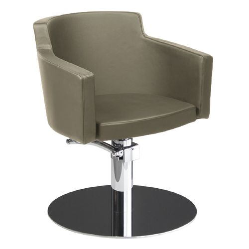 Fauteuil de coiffure contemporain - SUITE - Nelson Mobilier - en simili cuir / avec pompe hydraulique / avec repose-pieds