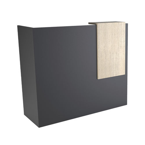 Banque d'accueil stratifiée - Midnight Desk - Nelson Mobilier - pour salon de coiffure