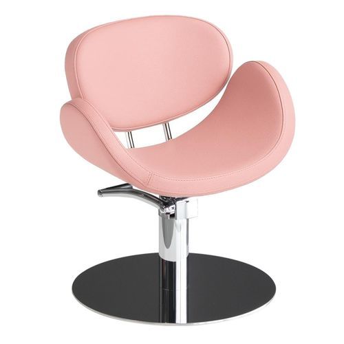 Fauteuil de coiffure contemporain - BOWY - Nelson Mobilier - en simili cuir / avec pompe hydraulique / noir