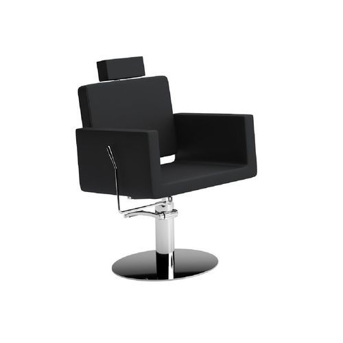 Fauteuil de maquillage en métal - LUMINE - Nelson Mobilier - en cuir / en simili cuir / avec repose-tête